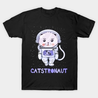 Catstronaut Space Astronaut T-shirt For Cat Lovers T-Shirt